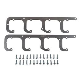 Billet Aluminum Fabricated Valve Covers With Coil Brackets For GM LS1 LS2 LS3 LS6 LS7 LSX – Clear Anodized