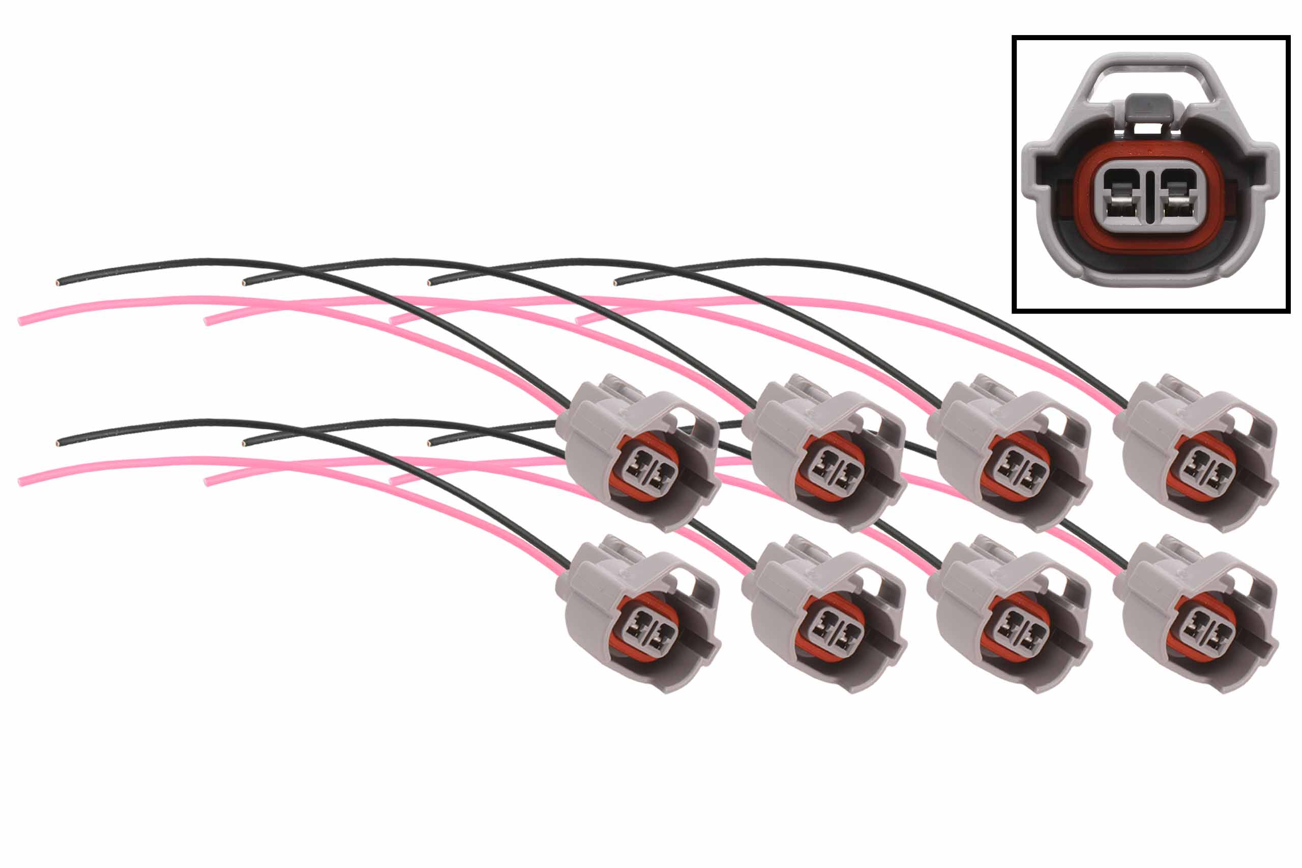 thumbnail image 2 of Dodge Jeep Repair Connectors 6-Pack Wiring Connectors For Dodge Jeep - Fuel Injector & ABS Sensor Replacement Dodge Repair Harness 2 of 11