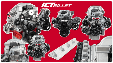 Hellcat Supercharger Support for LS and LT Engines by ICT Billet
