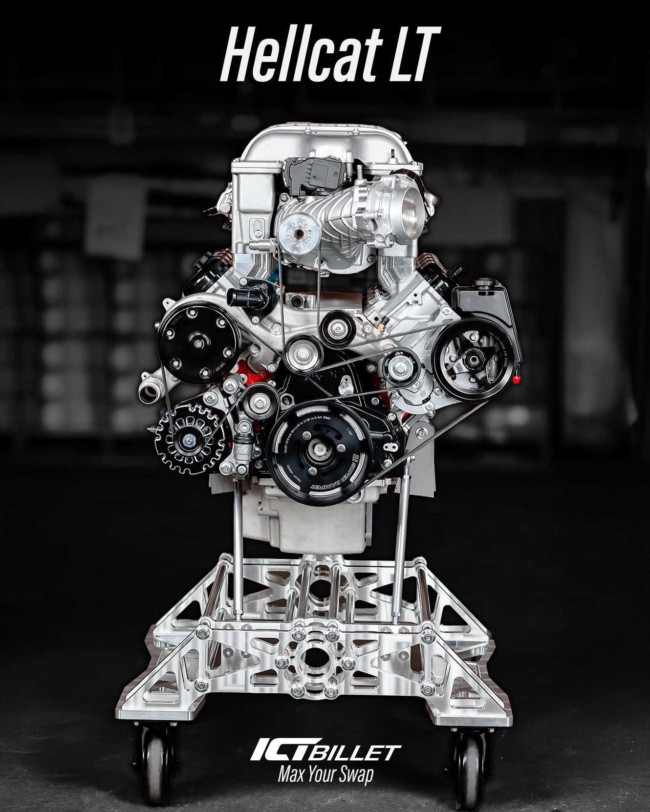 Hellcat 2.4L Supercharger - LT - ICT Billet