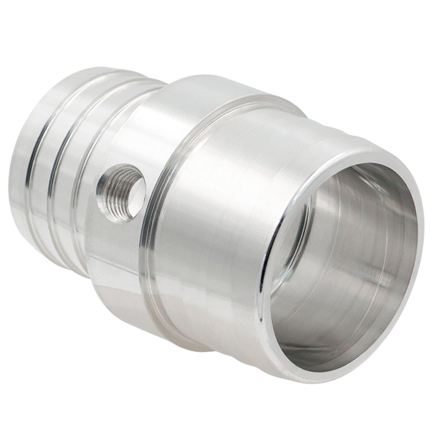 1 - 1/2" to 1 - 3/4" Hose w/ 1/8"NPT Steam Port Adapter Top Radiator LS Swap Coolant - ICT Billet AN627-27X125