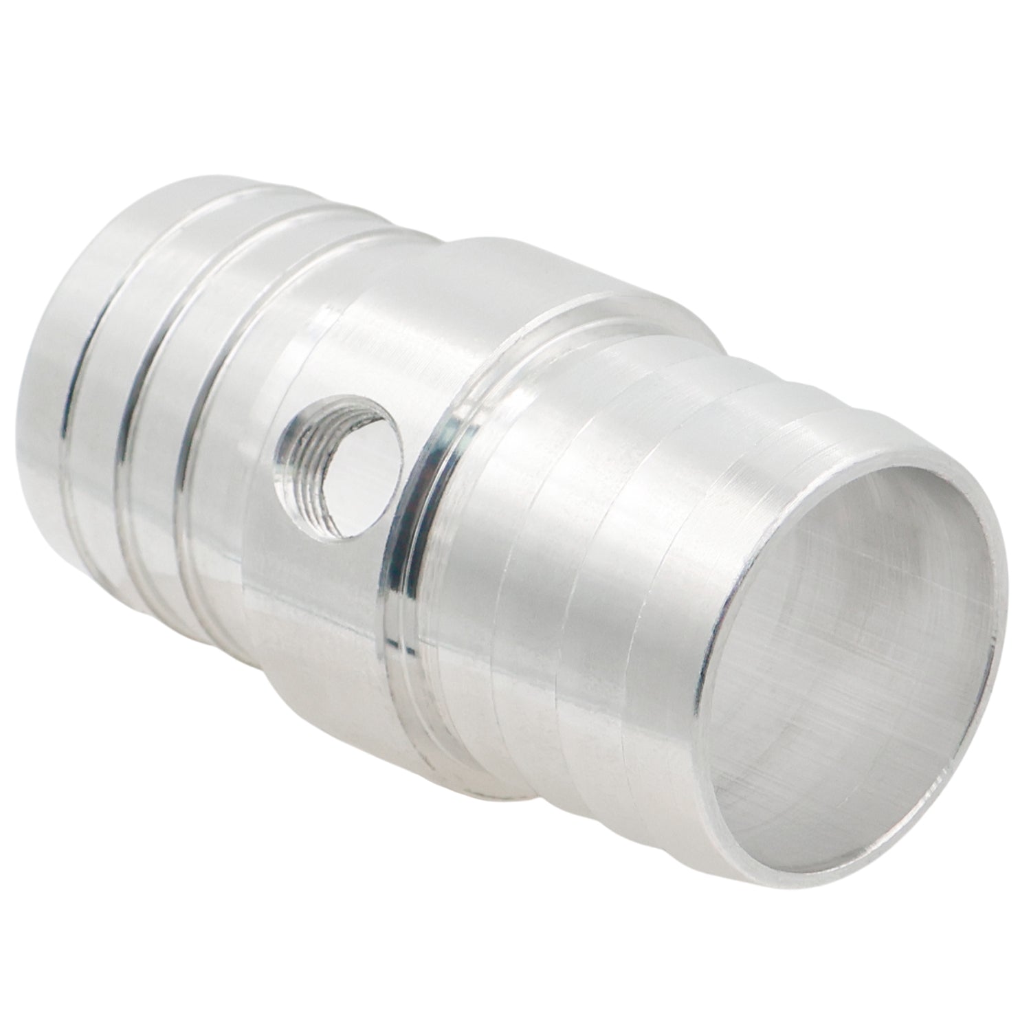 1 - 1/4" Hose w/ 1/8" NPT Steam Port Adapter Top Radiator LS Swap Coolant - ICT Billet AN627-20X125