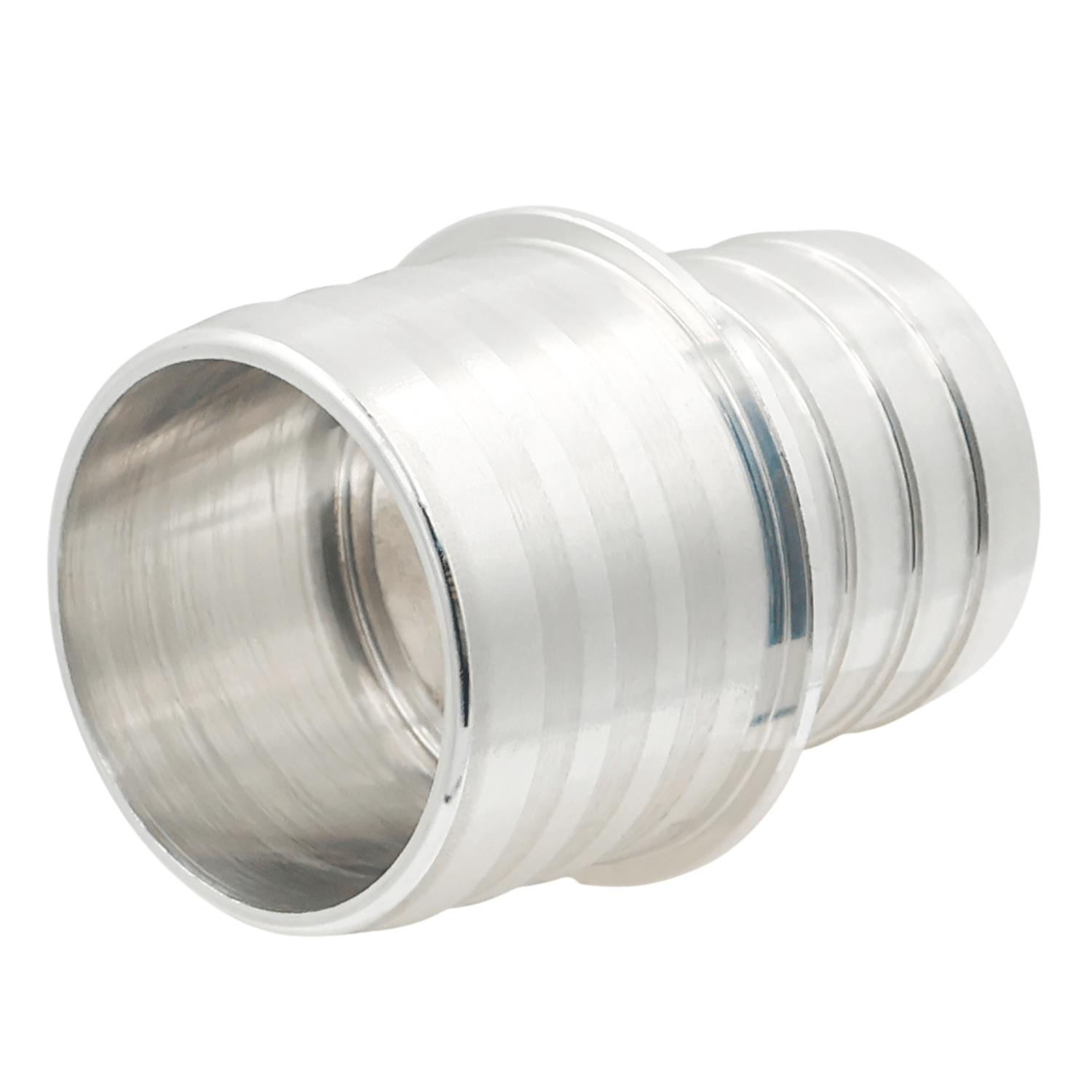 1 - 1/4" to 1 - 1/2" Inch Hose Barb Splice Coupler Repair Reducer Fitting Adapter - ICT Billet AN627-21A