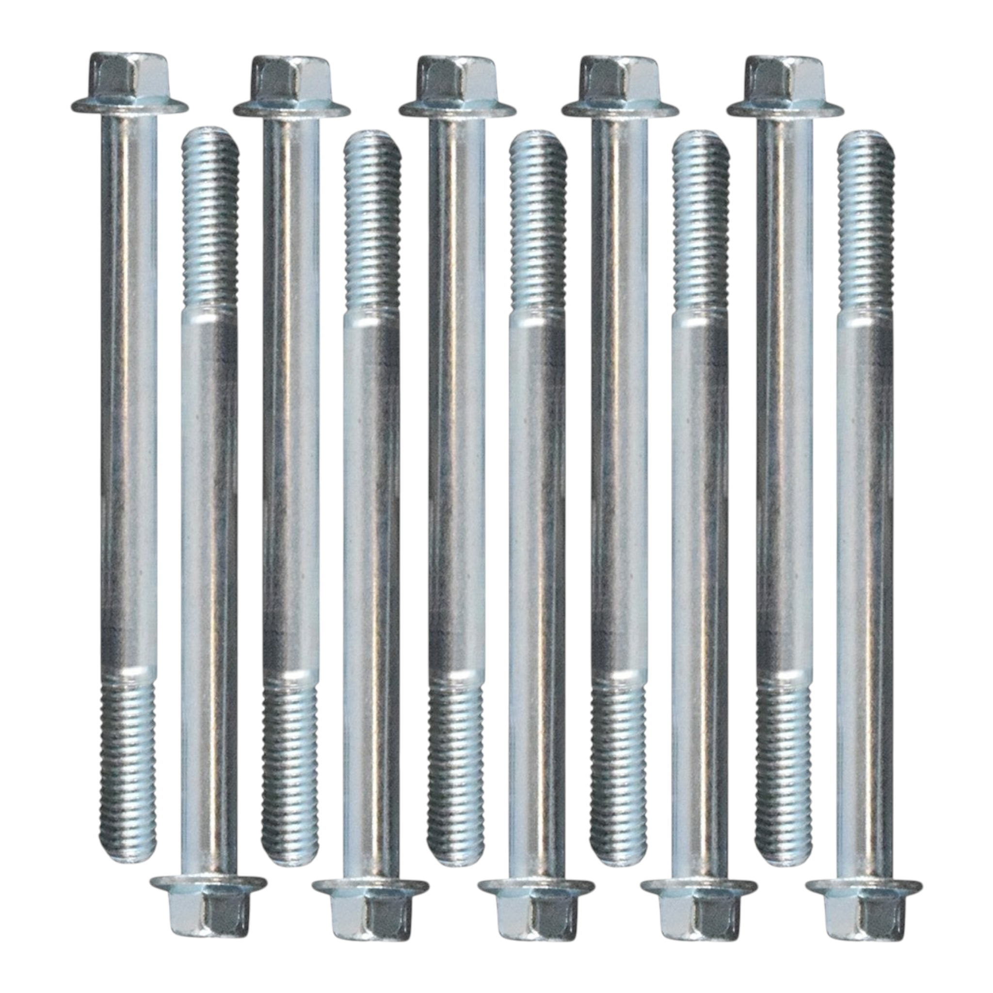 10 pcs Hex Flange Bolts - M6 - 1.0 90mm Length - ICT Billet BOLTM6 - 90x10