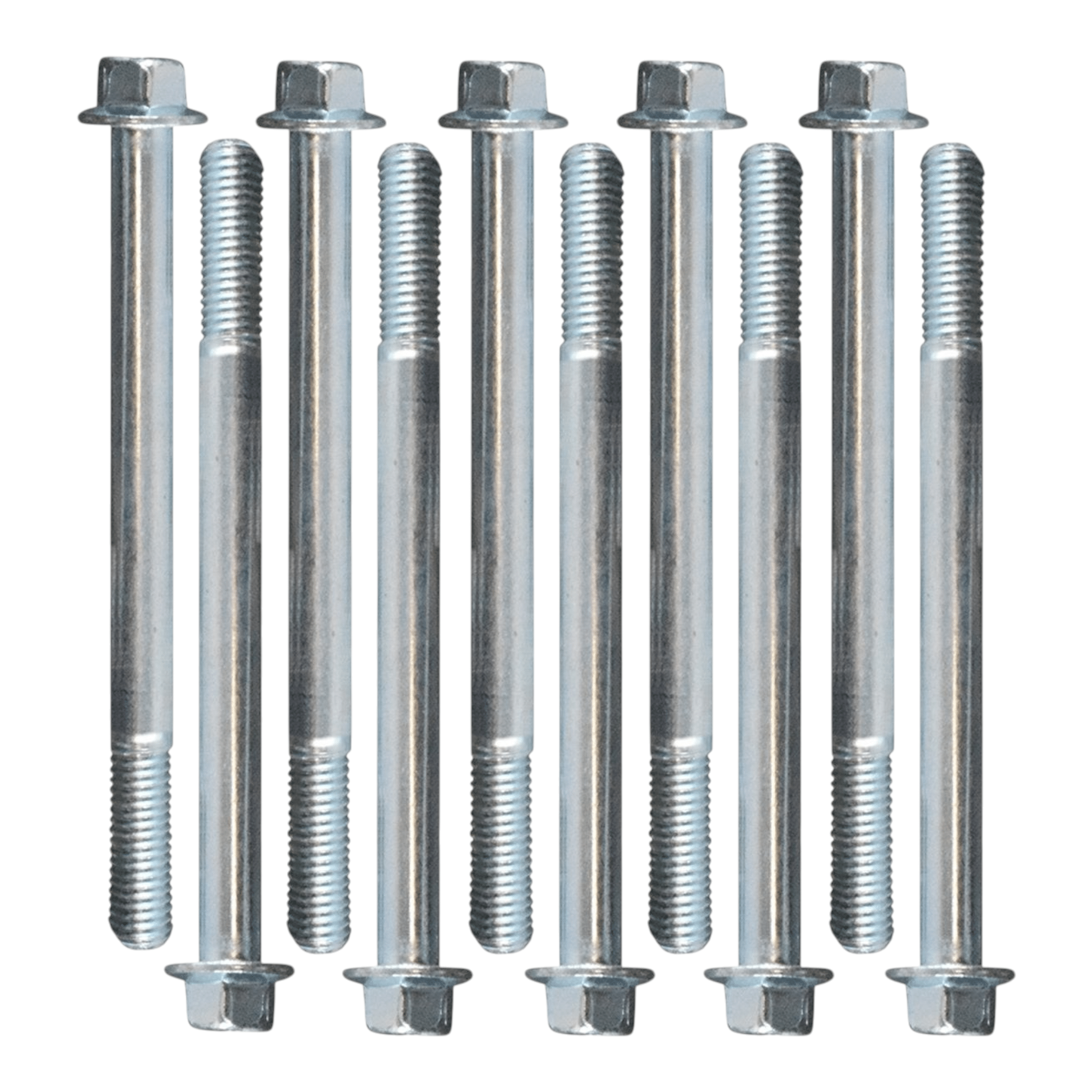10 pcs Hex Flange Bolts - M6-1.0 90mm Length - ICT Billet BOLTM6-90x10
