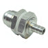 -10AN Straight to 3/8" Hose Barb Double Fuel Pump Tank Fitting Bulkhead Adapter - ICT Billet AN861-10-37A