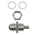 -10AN Straight to 3/8" Hose Barb Double Fuel Pump Tank Fitting Bulkhead Adapter - ICT Billet AN861-10-37A