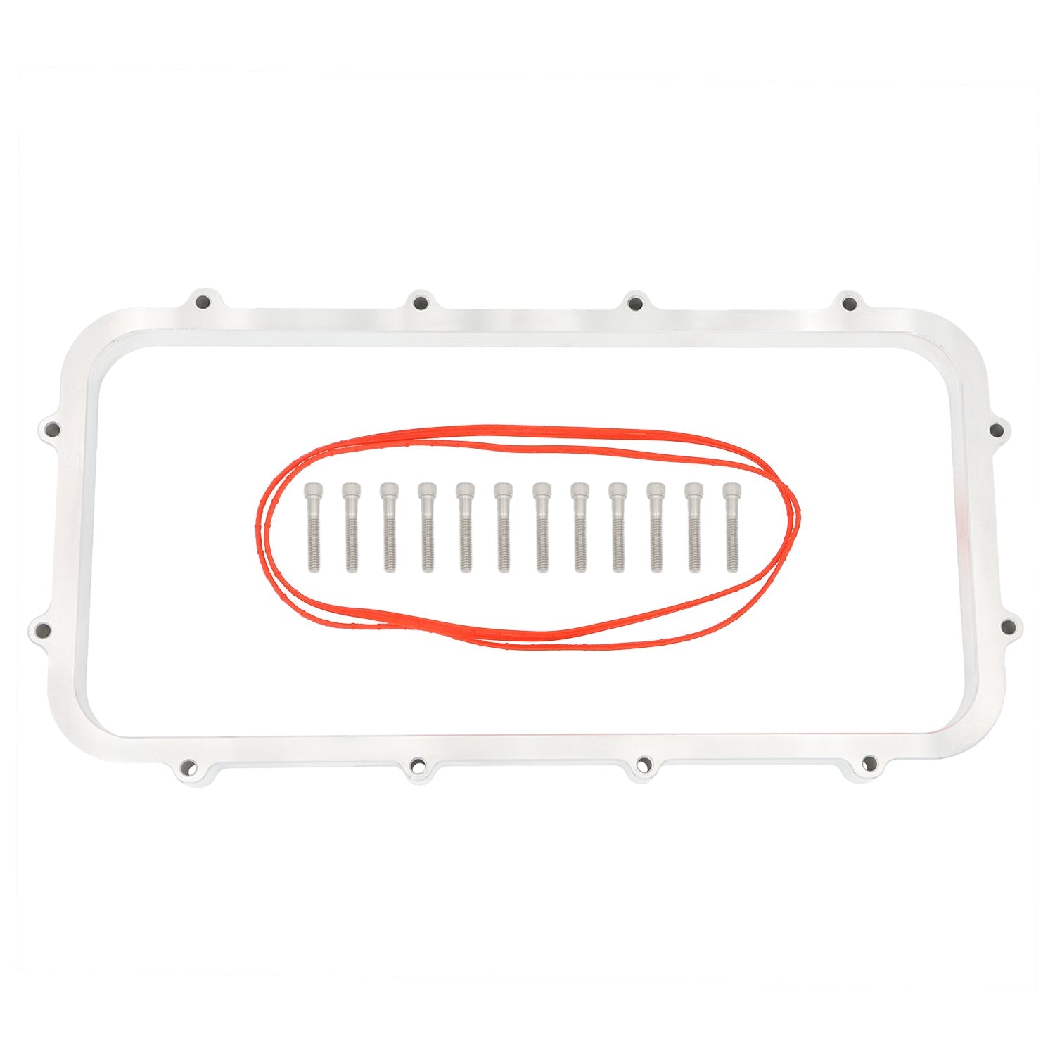 1/2" Hi - Ram Lid Spacer (Compatible with Holley Intake Manifold) High Riser EFI LS1 - ICT Billet 551126 - 5