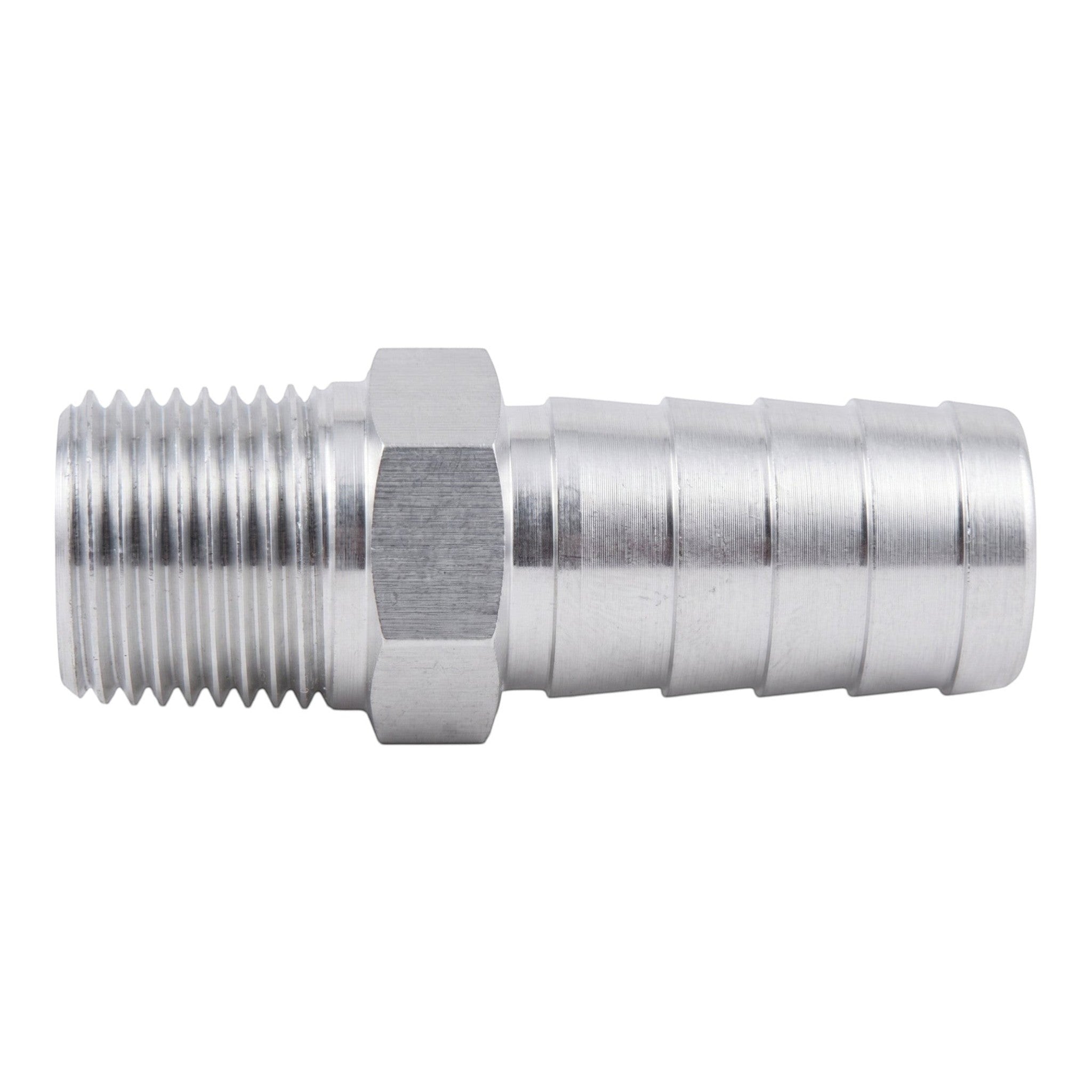 1/2" NPT to 3/4" Hose Barb Fitting - ICT Billet AN840-12-08A
