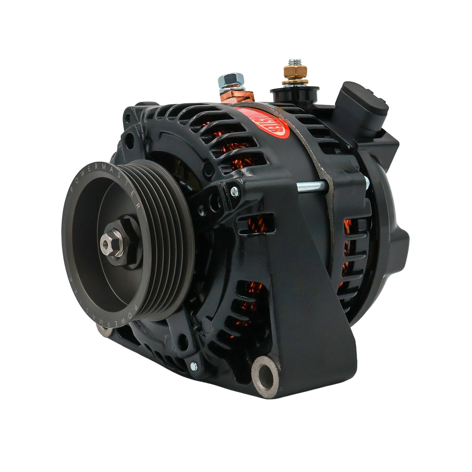 175 Amp Reverse Rotation Powermaster 16V Alternator for LS/LT - ICT Billet PWM-8540093-18.2CCW