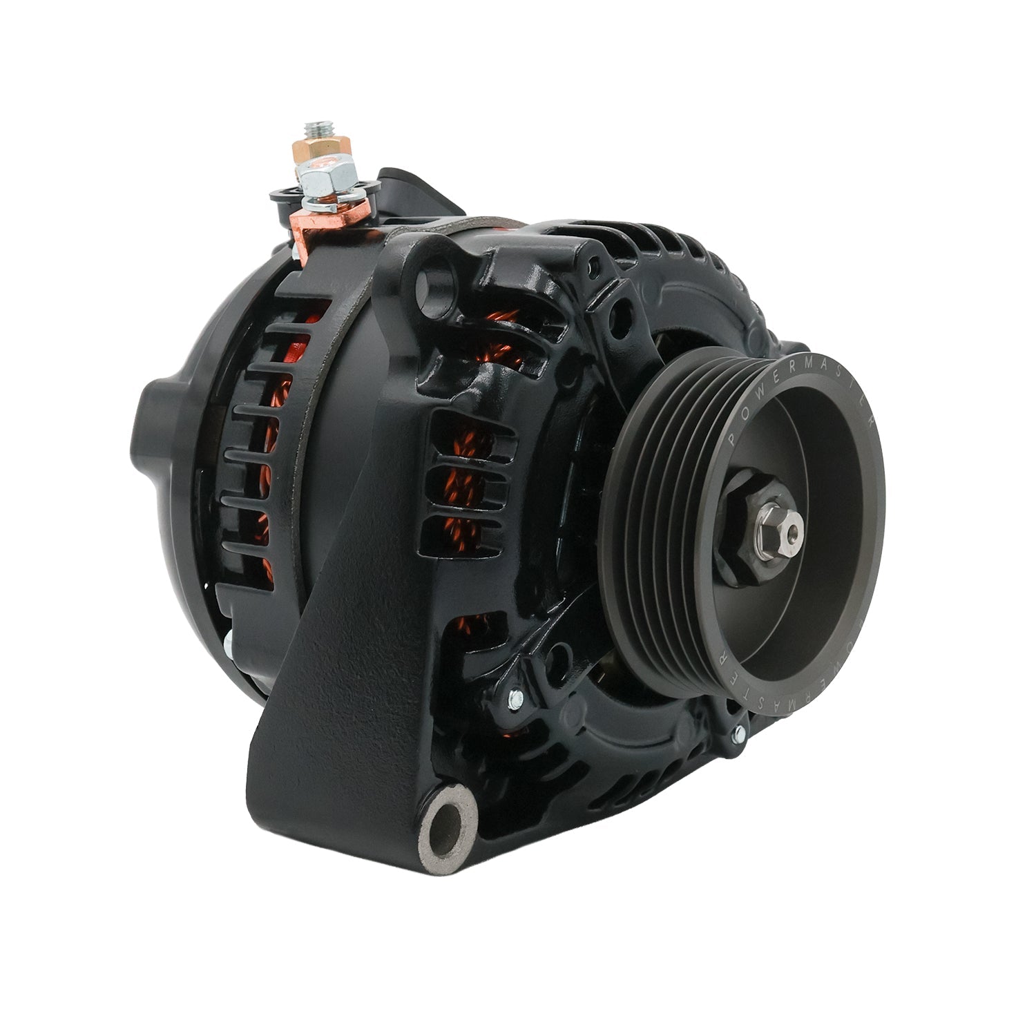175 Amp Reverse Rotation Powermaster 16V Alternator for LS/LT - ICT Billet PWM-8540093-18.2CCW