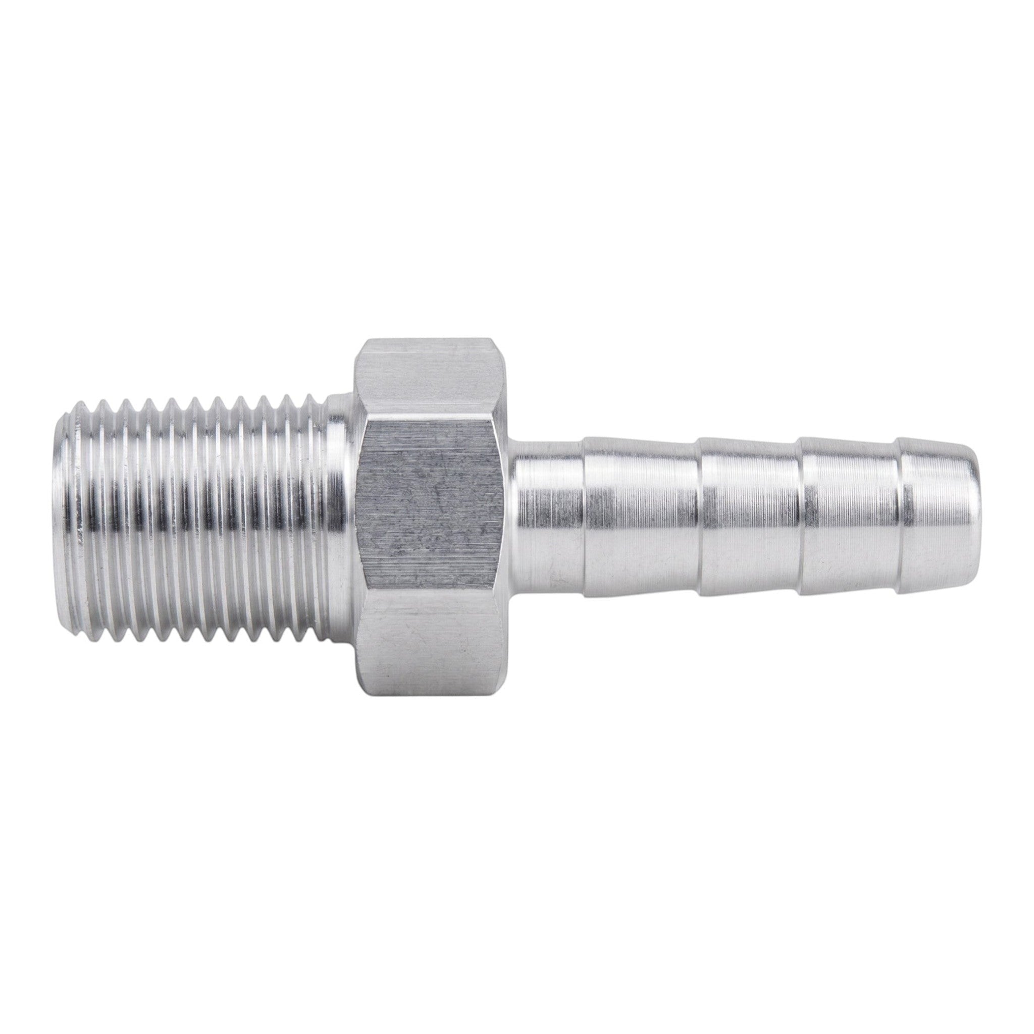 1/8" NPT to 1/4" Hose Barb Fitting - ICT Billet AN840-04-02A