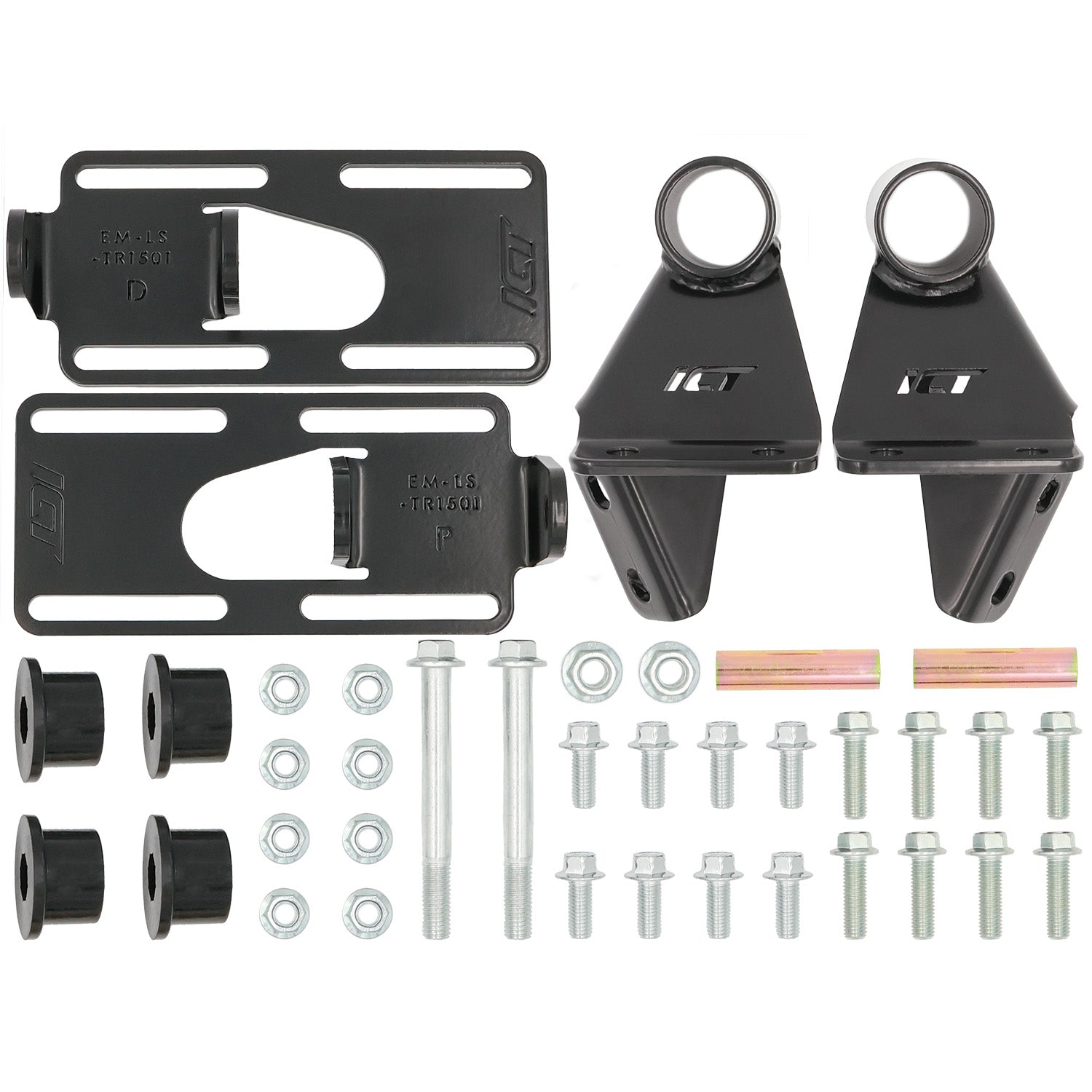 1955 - 1957 Chevy Tri - 5 LS Engine Mount Kit - ICT Billet EM-LS-TR105