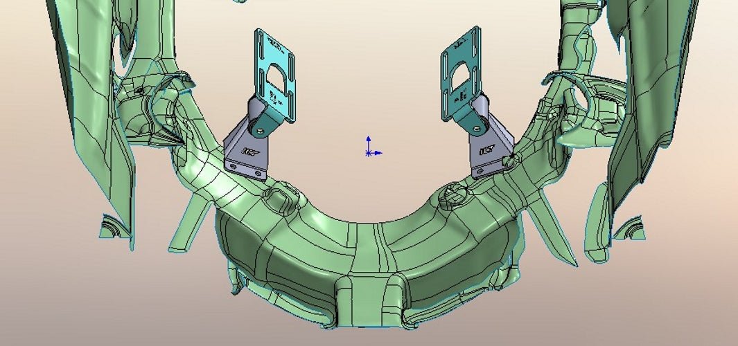 1955 - 1957 Chevy Tri - 5 LT Engine Mount Kit - ICT Billet EM-LT-TR105