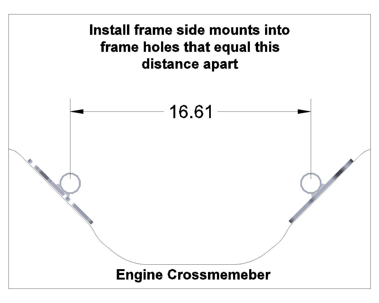 1970 - 1981 Chevy F Body Camaro - LT Swap Engine Mount Kit L83 LT1 - ICT Billet EM-LT-2FBDY