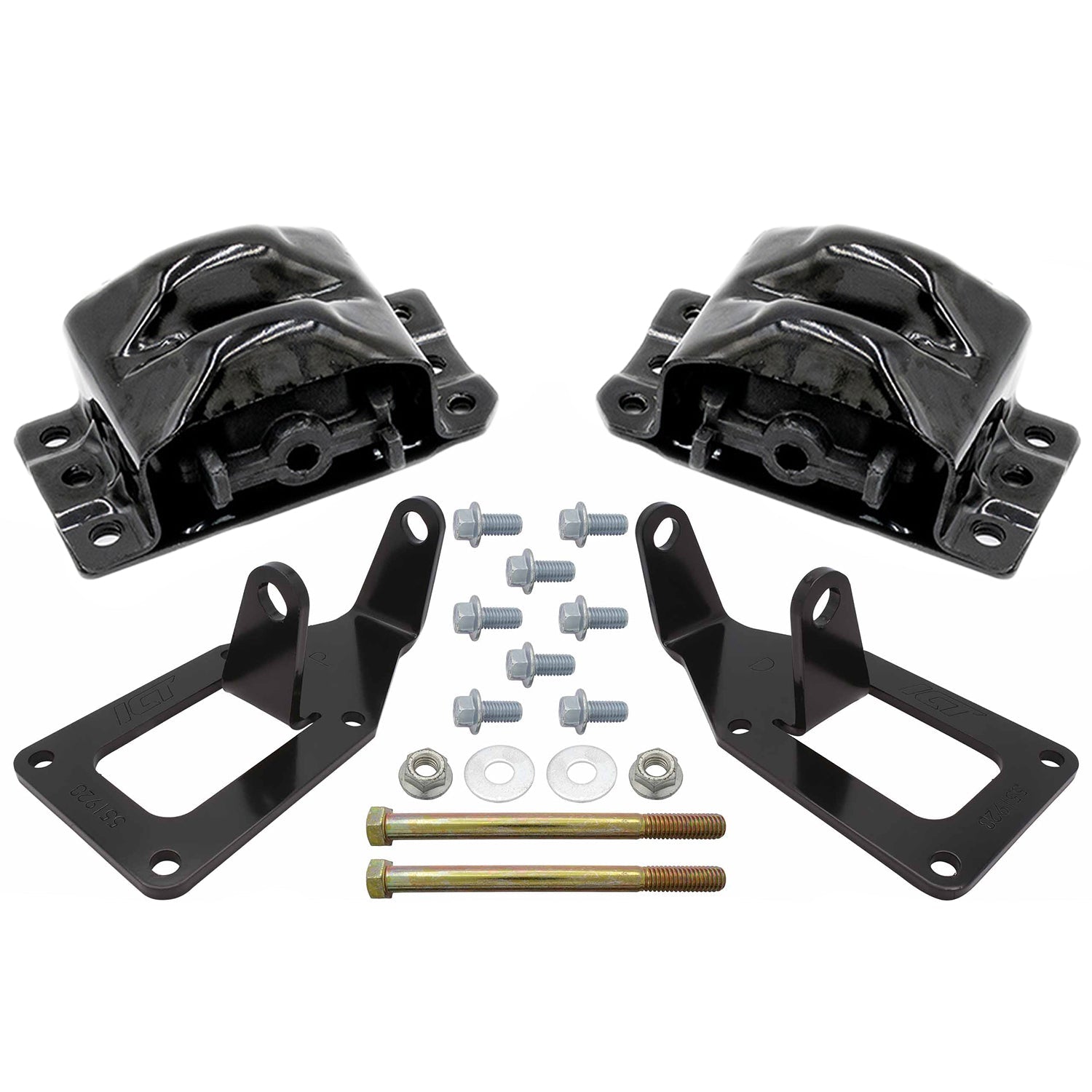 1973 - 1979 3rd Gen X Body LS Engine Mount Kit - ICT Billet EM-LS-3XBDY