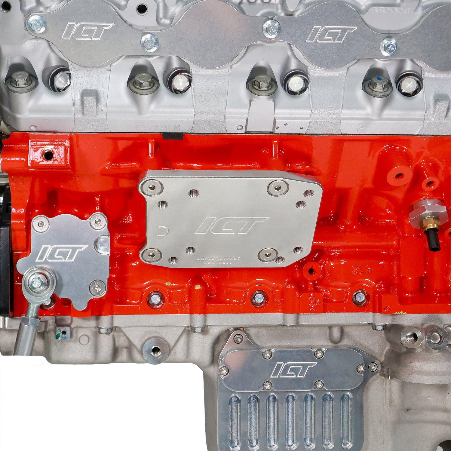 1999 - 2013 Chevy Truck V6 to LT Engine Adapter - ICT Billet ADP-LT01-V6T