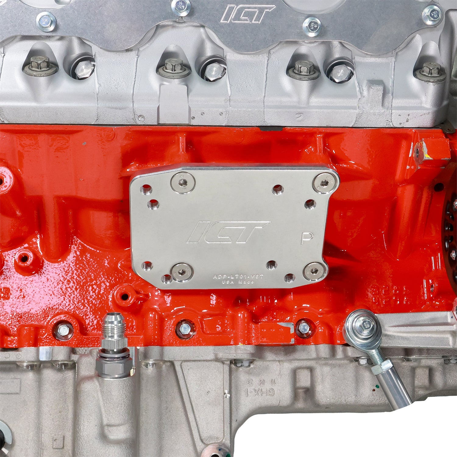 1999 - 2013 Chevy Truck V6 to LT Engine Adapter - ICT Billet ADP-LT01-V6T