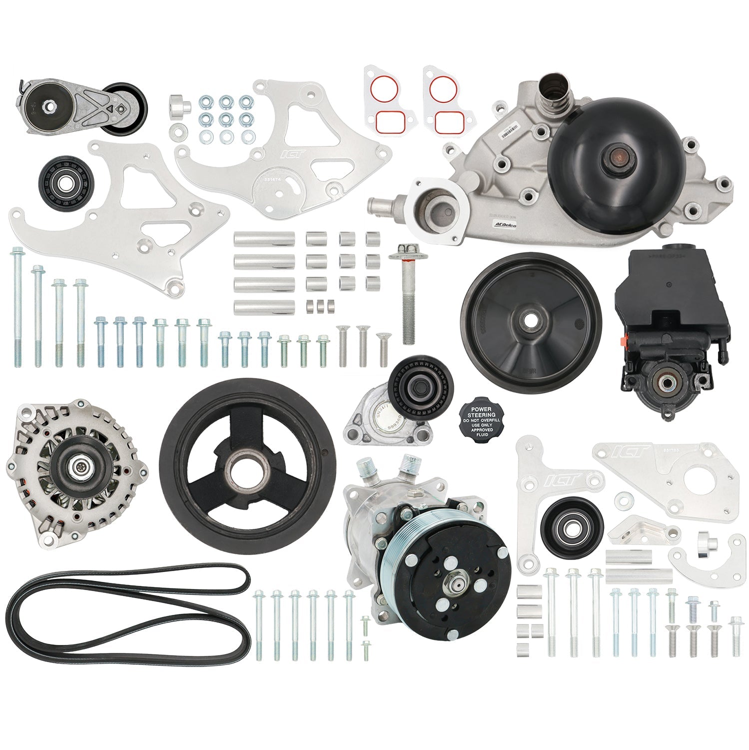  - 2 LS Swap Kit with A/C - ICT Billet ACC-LS200AC