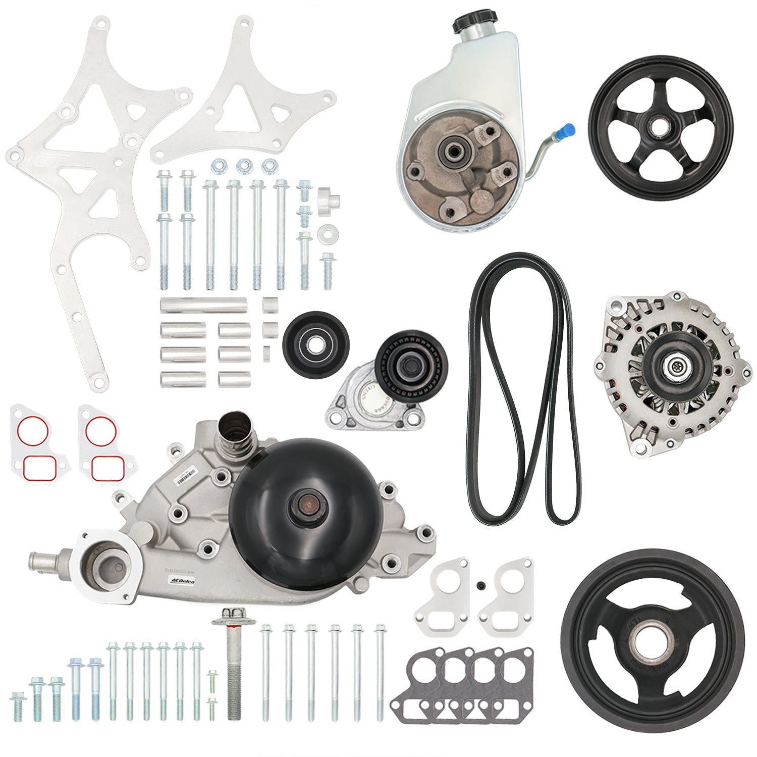  - 3 LS Swap Kit (no A/C) - ICT Billet ACC-LS300