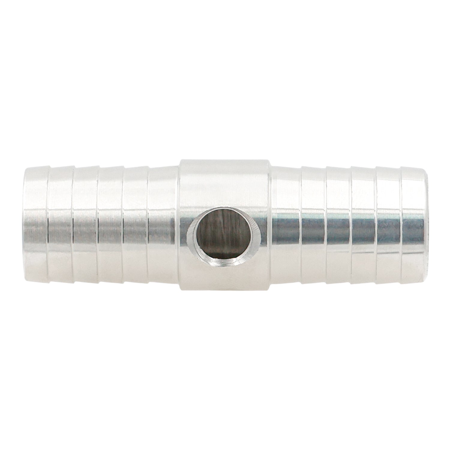 3/4" Hose Barb .750 Inch w/ 1/8" NPT Steam Port Splice Coupler Fitting Adapter - ICT Billet AN627-12X125