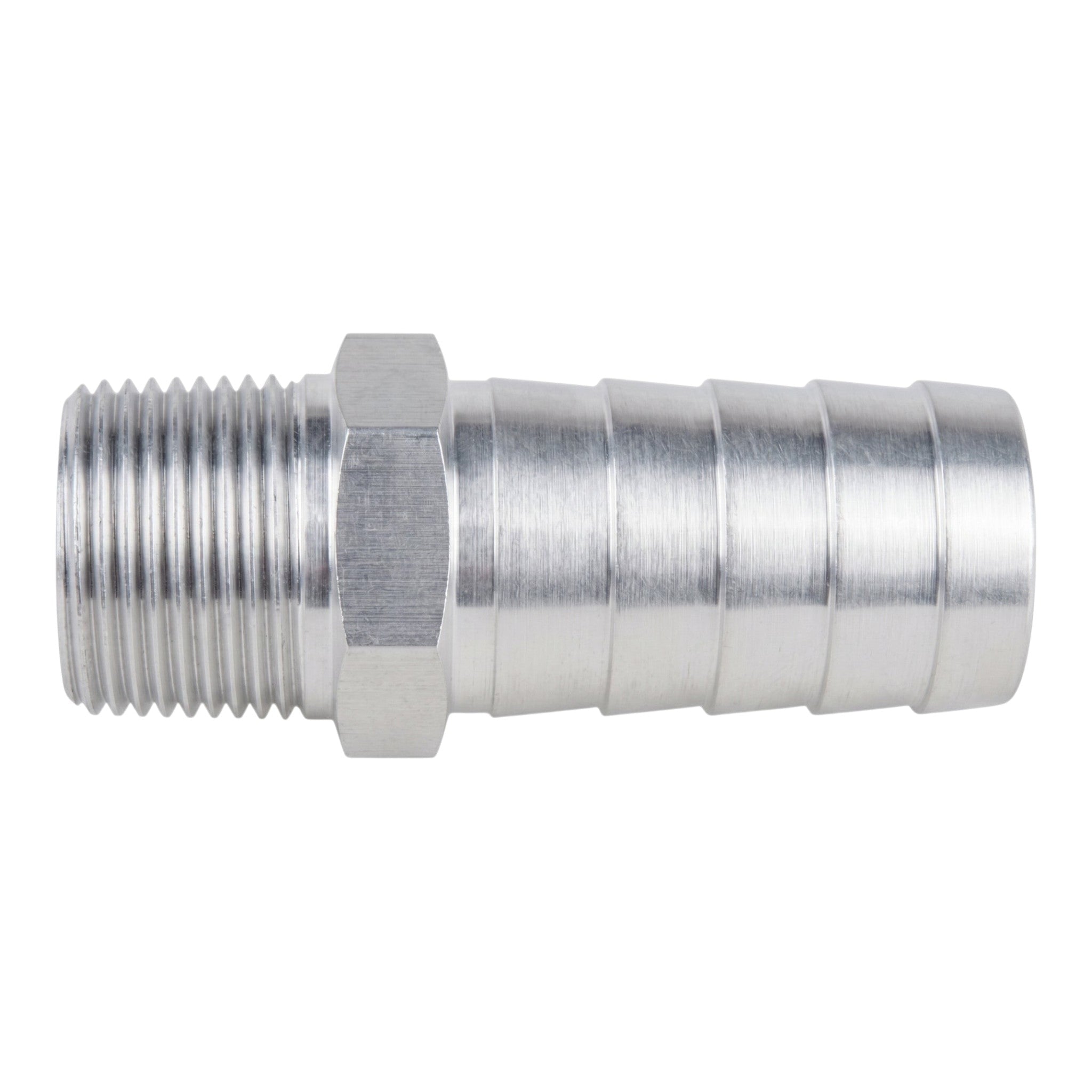 3/4" NPT to 1" Hose Barb Fitting - ICT Billet AN840-16-12A