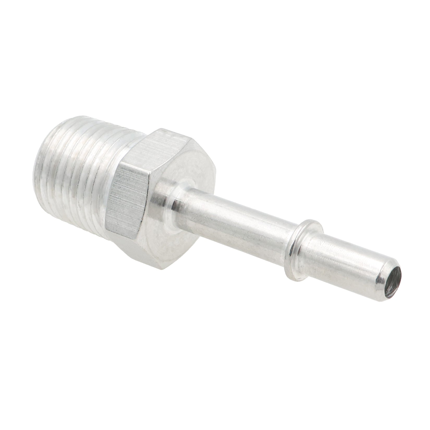 5/16 Fuel Rail Male Quick Connect to 1/2" NPT Adapter Fitting - ICT Billet AN817-01-08NP