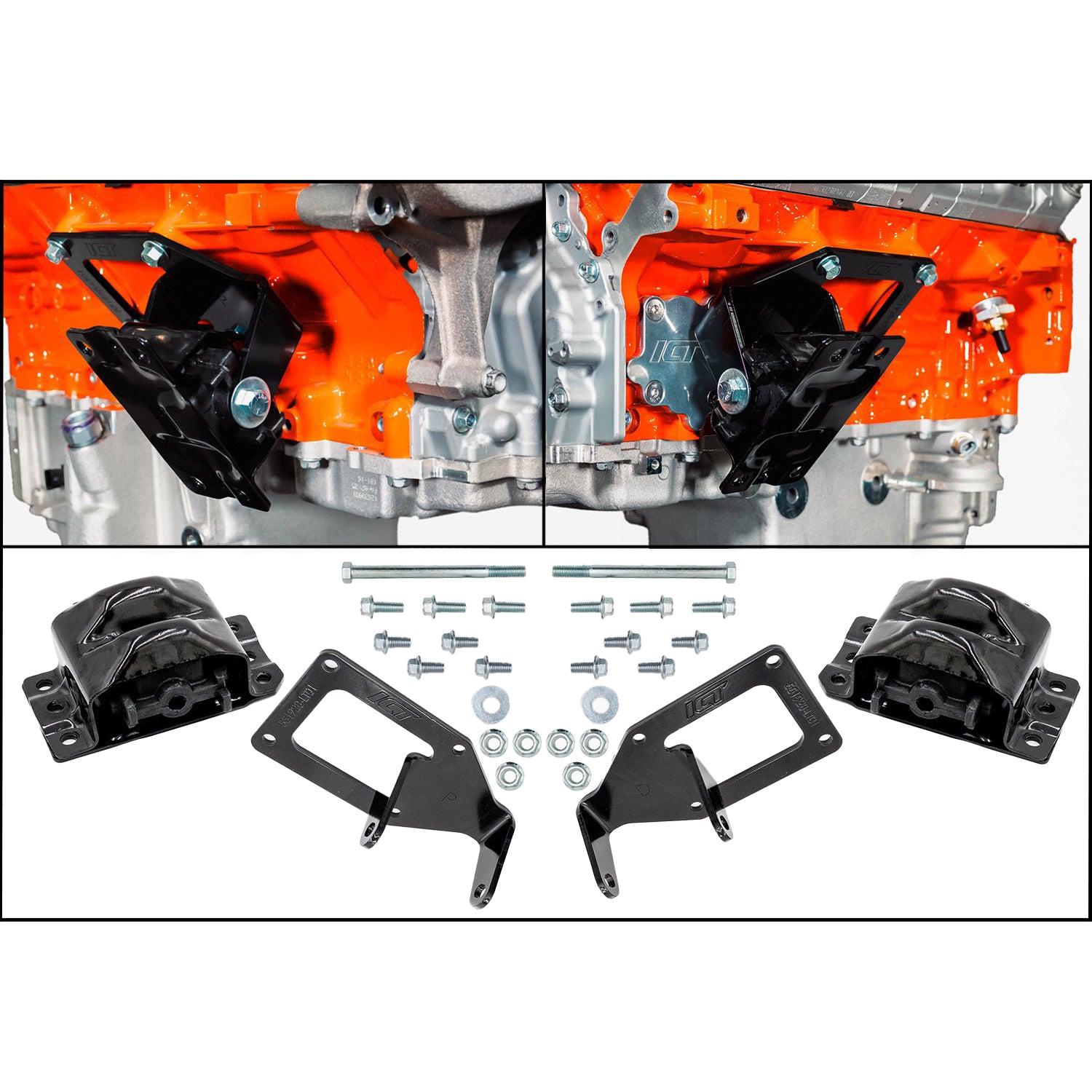 1973-1987 Chevy Square Body Truck - LT Swap Engine Mount Kit for 2WD 4WD