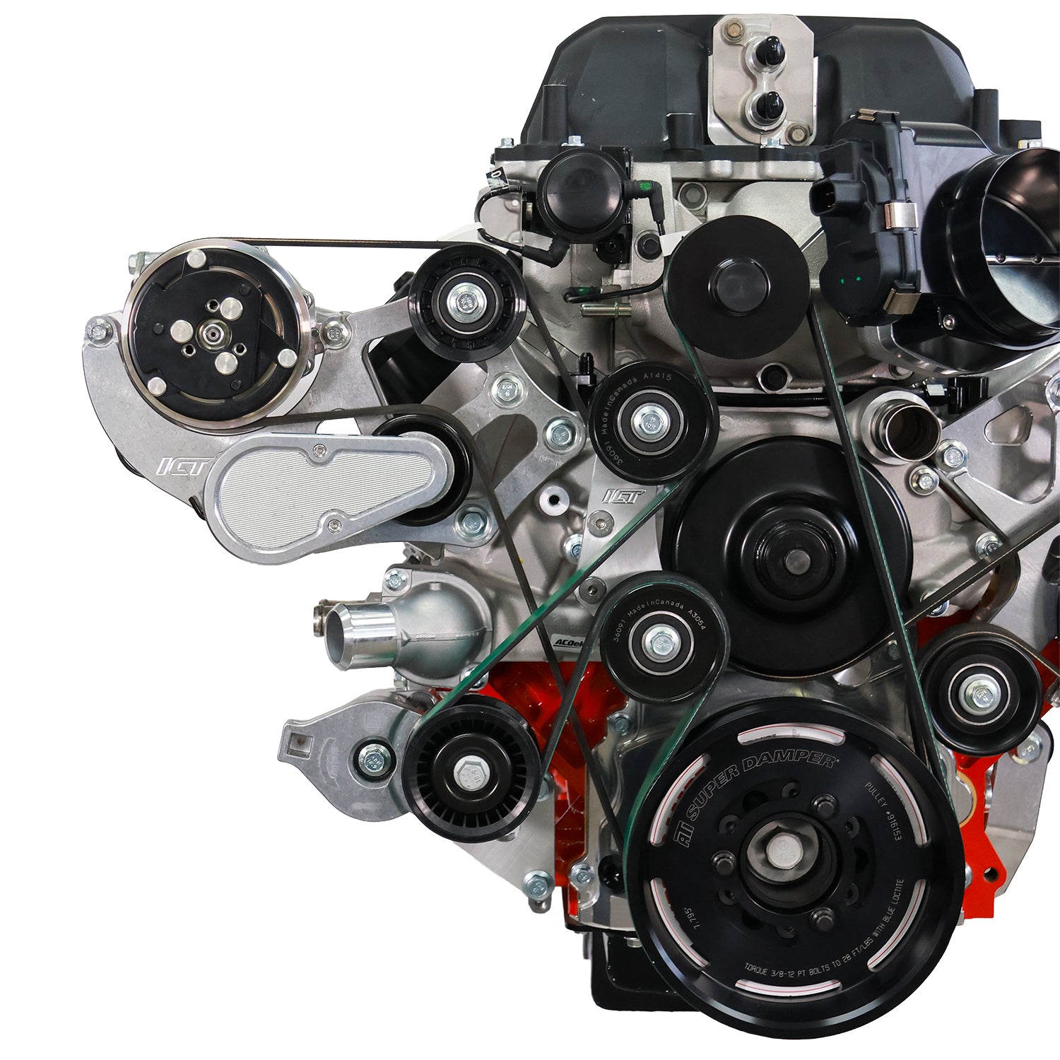 LSA Belt Tensioner & Bracket- Low Mount