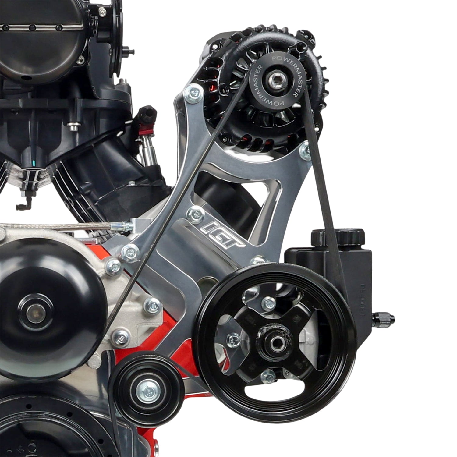 LS Corvette - High Mount Alternator / Power Steering Pump Bracket Kit LS1