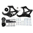 LS A/C Bracket Sanden 508 Black - Corvette Spacing