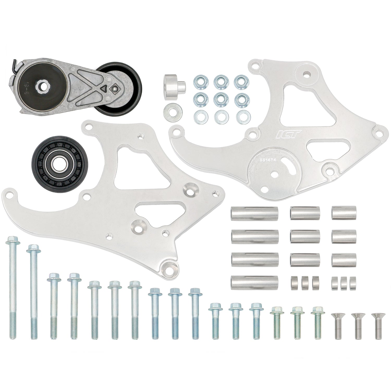 LS Corvette - Sanden 508 A/C Air Conditioner Compressor Bracket Kit LS AC GTO