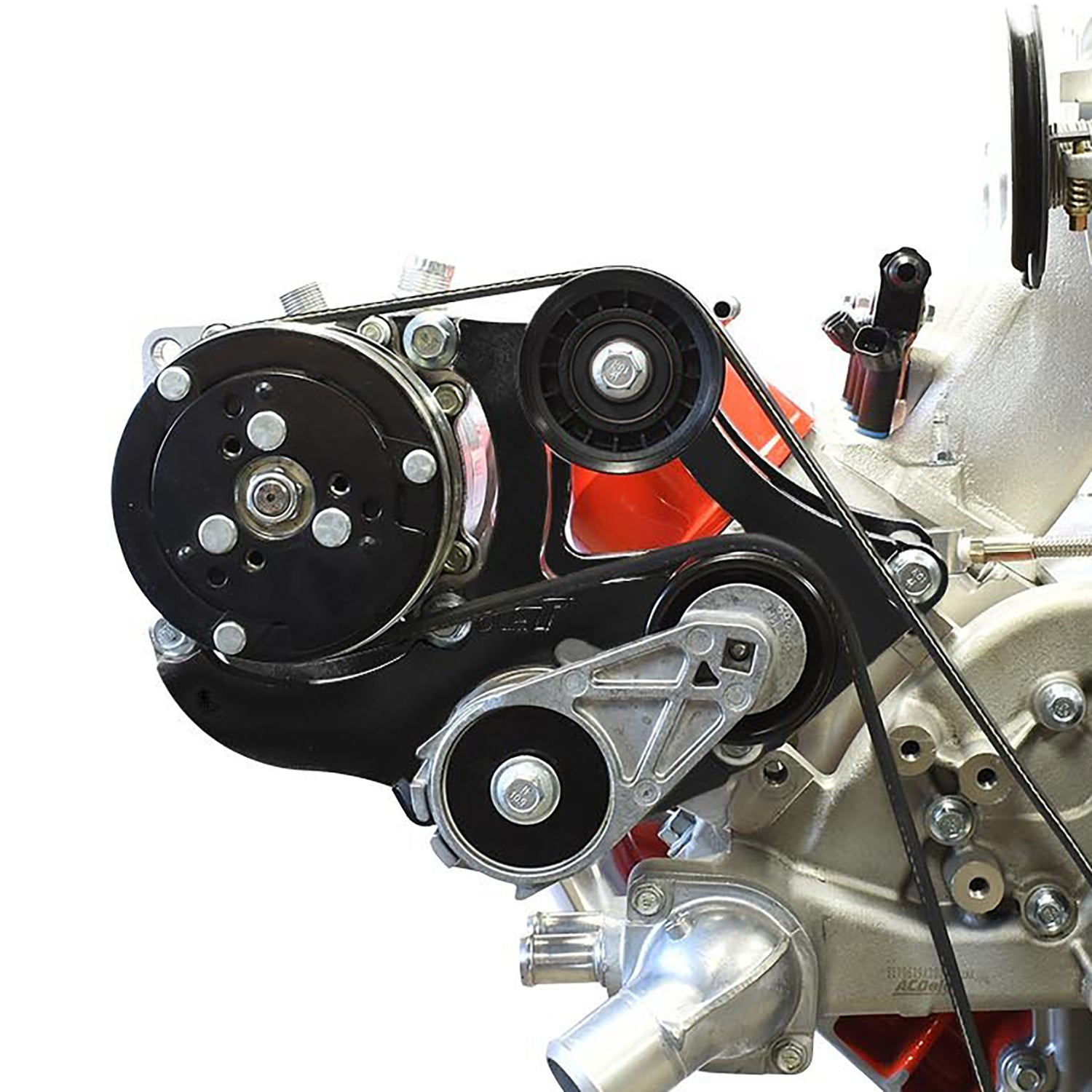 LS1 Camaro - Black Sanden 508 A/C Air Conditioner Compressor Bracket Kit LS AC GTO