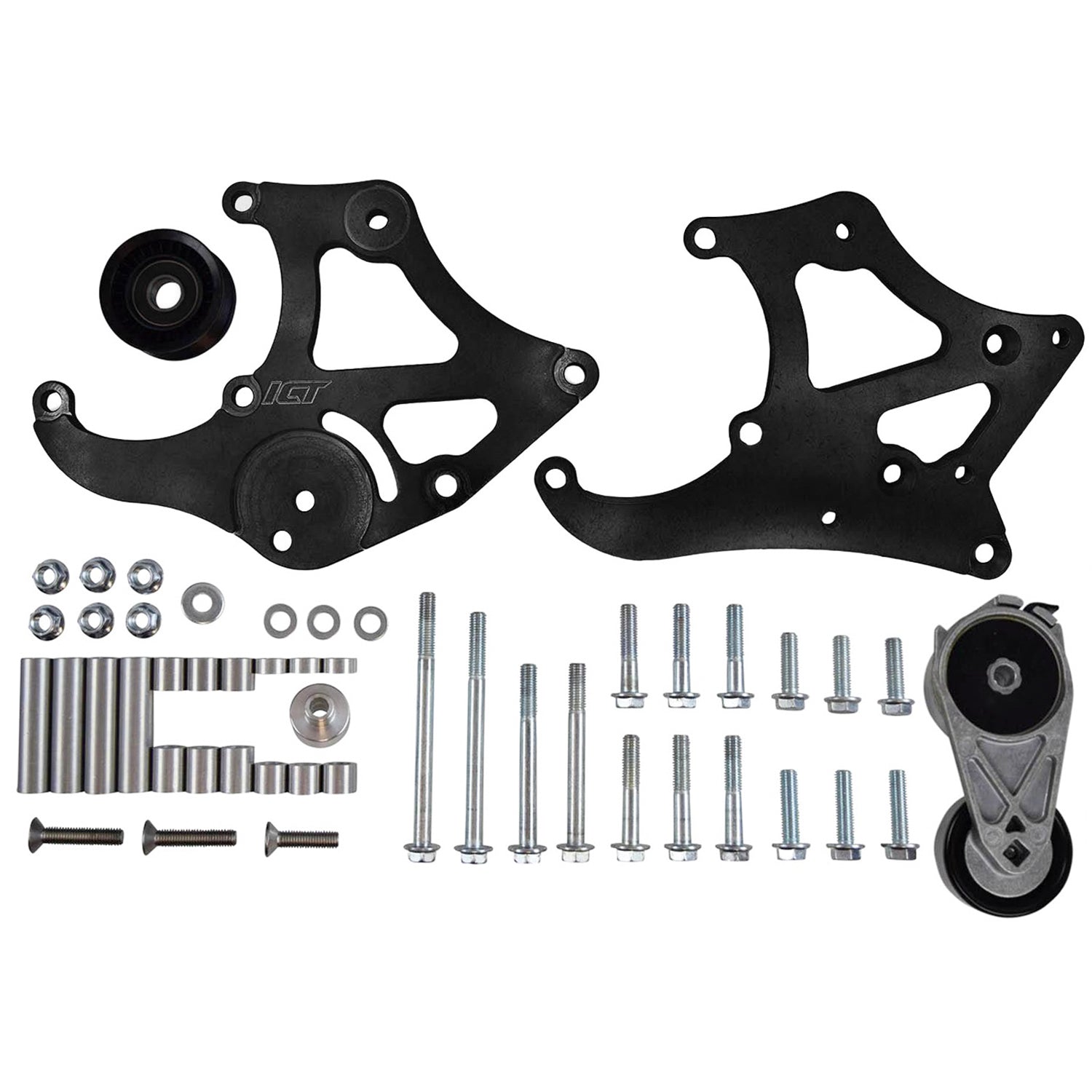 LS1 Camaro - Black Sanden 508 A/C Air Conditioner Compressor Bracket Kit LS AC GTO