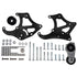 LS1 Camaro - Black Sanden 508 A/C Air Conditioner Compressor Bracket Kit LS AC GTO