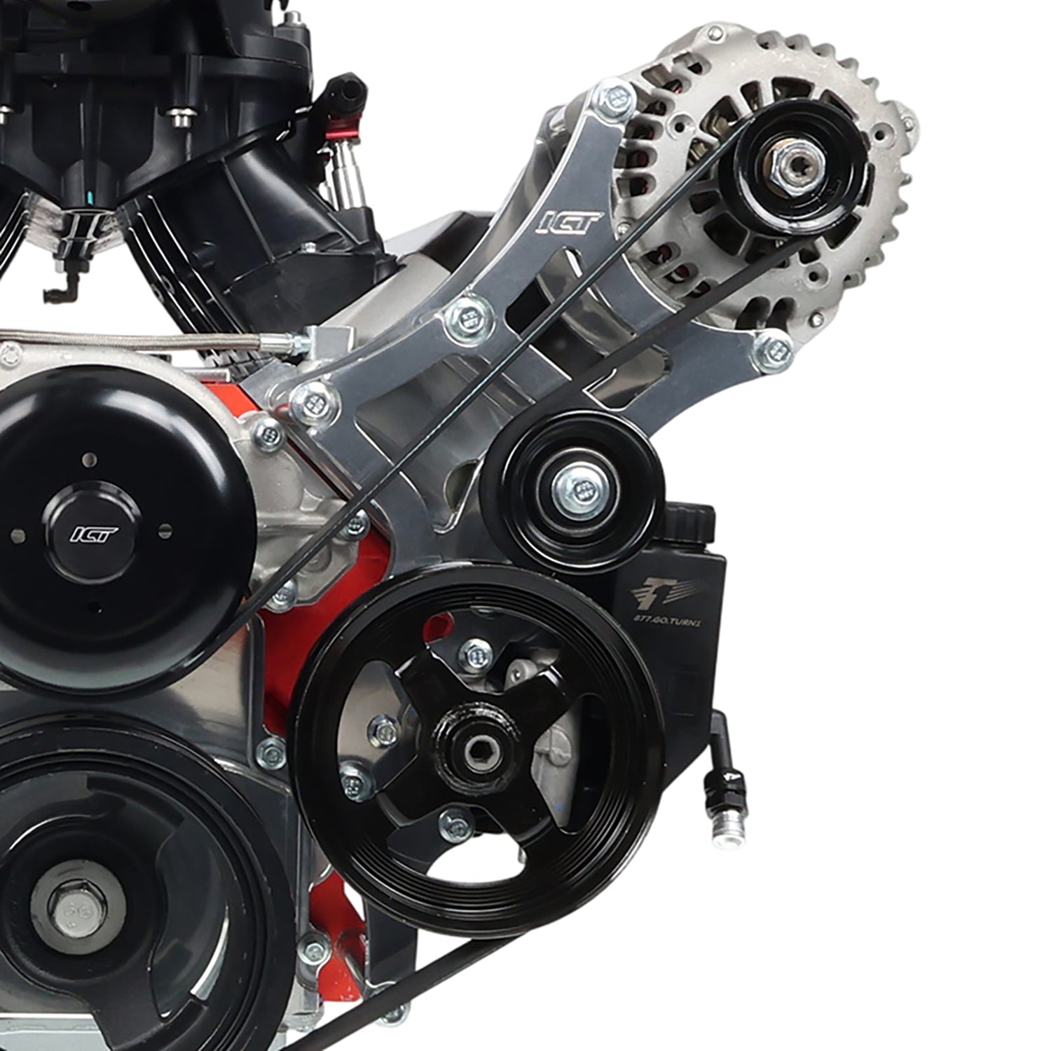 LS Truck Alternator and Power Steering Kit Driver Side - Type II