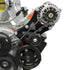 Black Cerakote LS Truck Alternator and Power Steering Kit Driver Side