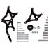 Black Cerakote LS Truck Alternator and Power Steering Kit Driver Side