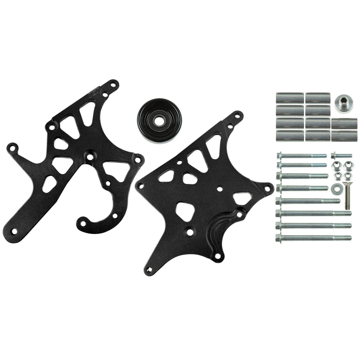 LS Truck - Black Cerakote Alternator / Power Steering Pump Bracket Kit