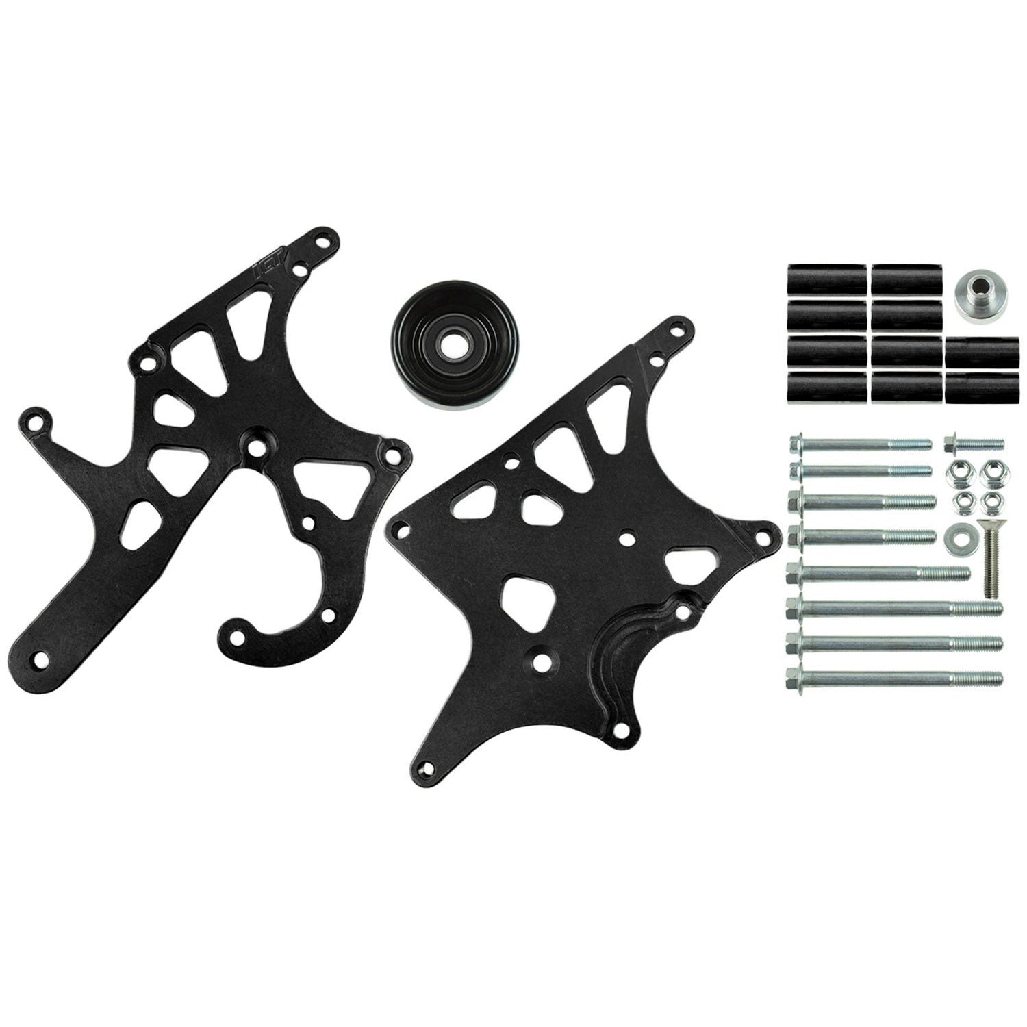 LS Truck - Black Cerakote Alternator / Power Steering Pump Bracket Kit