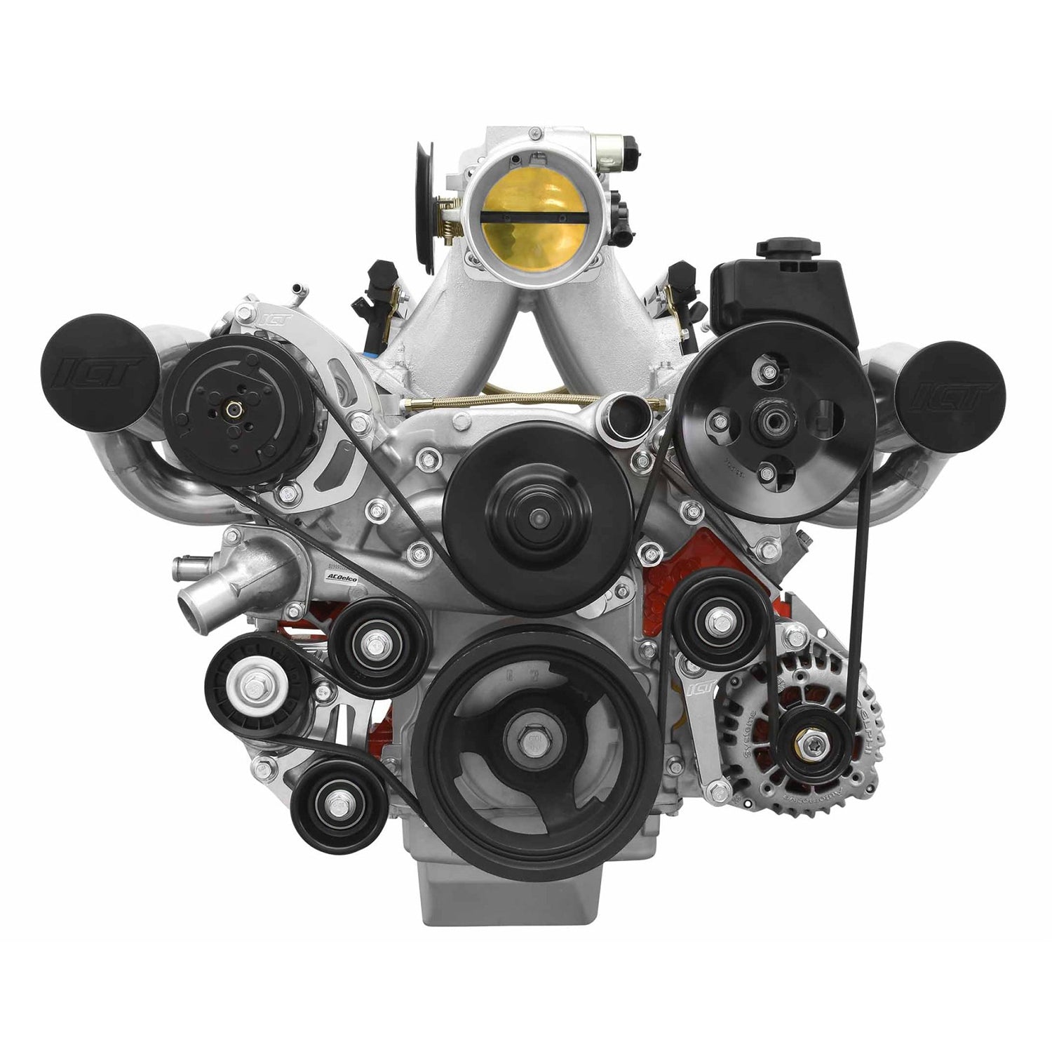 LS Truck - Belt Tensioner Relocation Bracket Kit w/ Pulley