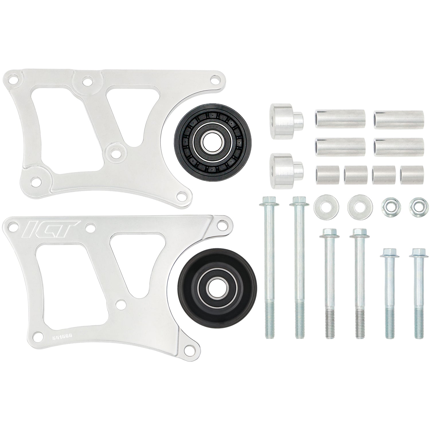 LS Corvette Heavy Duty Billet Alternator Bracket Kit LSX LS1 5.7L Top Driver Head Mount