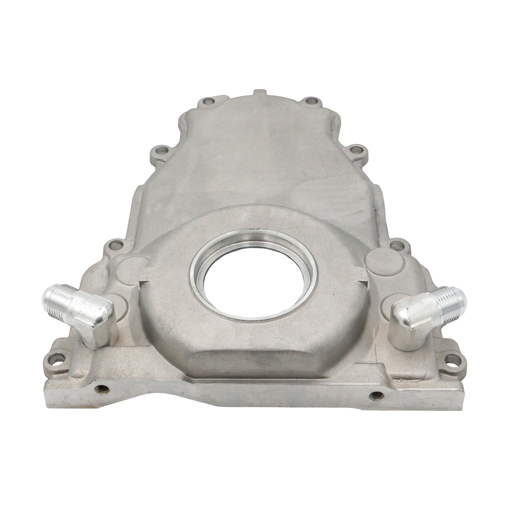 LS Gen 3 - Cast Timing Chain Cover w/ -10AN Ports