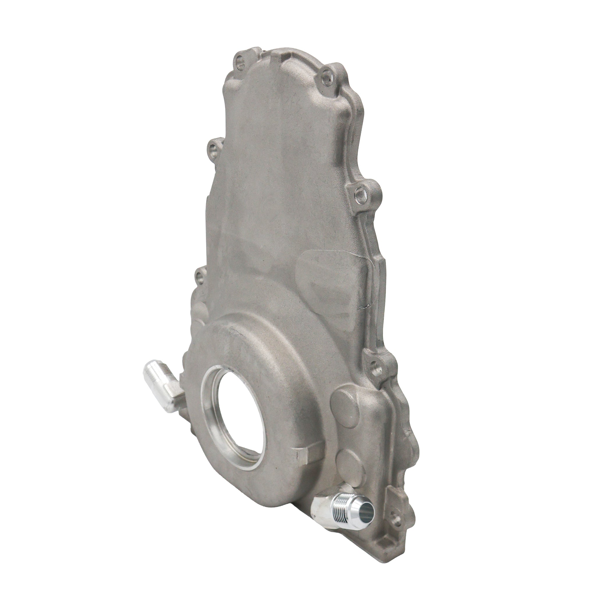 LS Gen 3 - Cast Timing Chain Cover w/ -10AN Ports