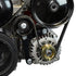LS Truck - Black Cerakote Billet Low Mount Alternator Bracket Kit w/ Pulley