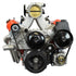 LS Truck - Black Cerakote Billet Low Mount Alternator Bracket Kit w/ Pulley