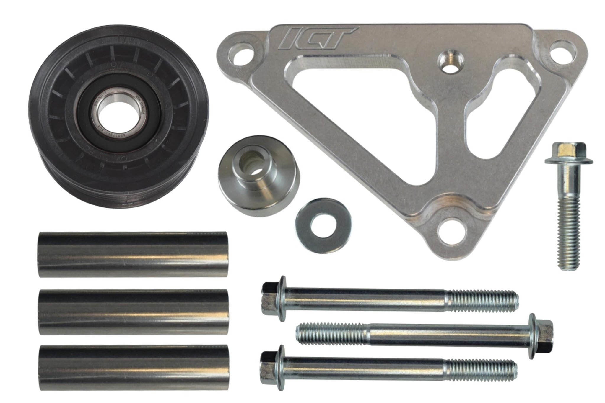 LS Idler Pulley Bracket for Power Steering Delete - Camaro Spacing
