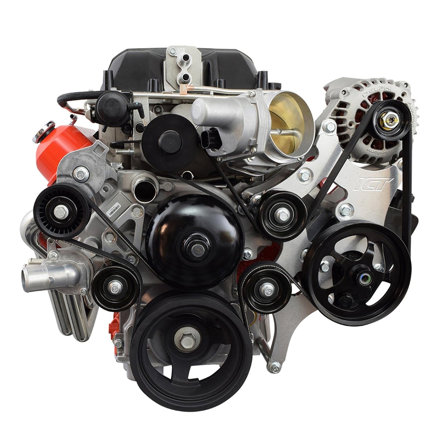 LS Truck 6 Rib LSA Supercharger Tensioner / Idler Bracket Kit LQ4 LSX 5.3L 6.0L
