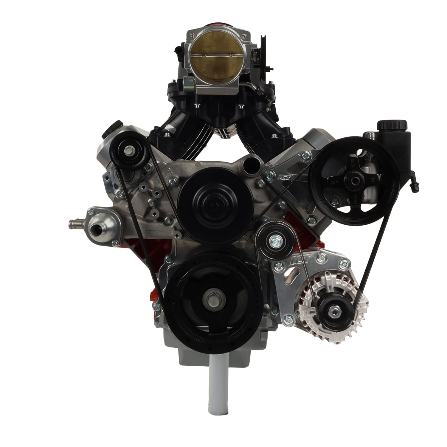 LS3 Corvette Billet Low Mount Alternator Bracket Kit w/ Pulley