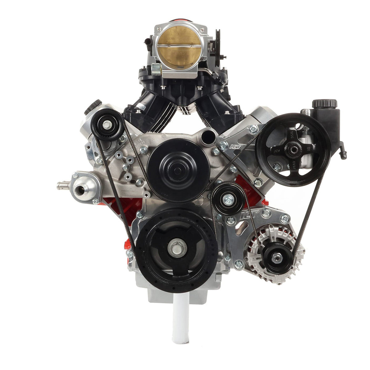 LS3 Corvette - Factory Location Billet Low Mount Alternator Bracket Kit ...